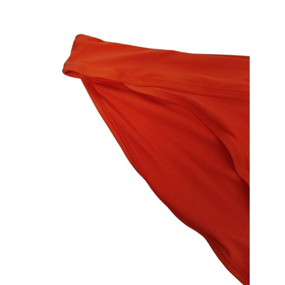 Time and Tru Womens 3XL Tomato Sauce Orange Mid Rise Bikini Bottoms - Picture 2 of 5